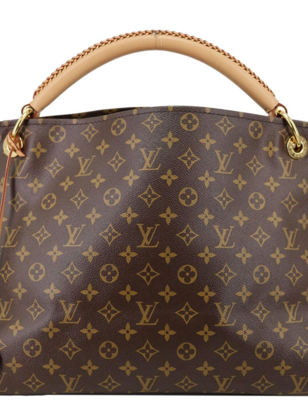 Louis Vuitton Artsy MM Monogram Canvas Hobo Bag Brown